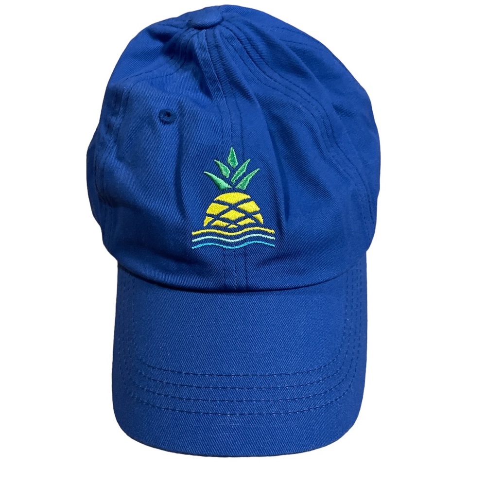 Chubbies Dad Hat Royal Blue with Pineapple Graphic